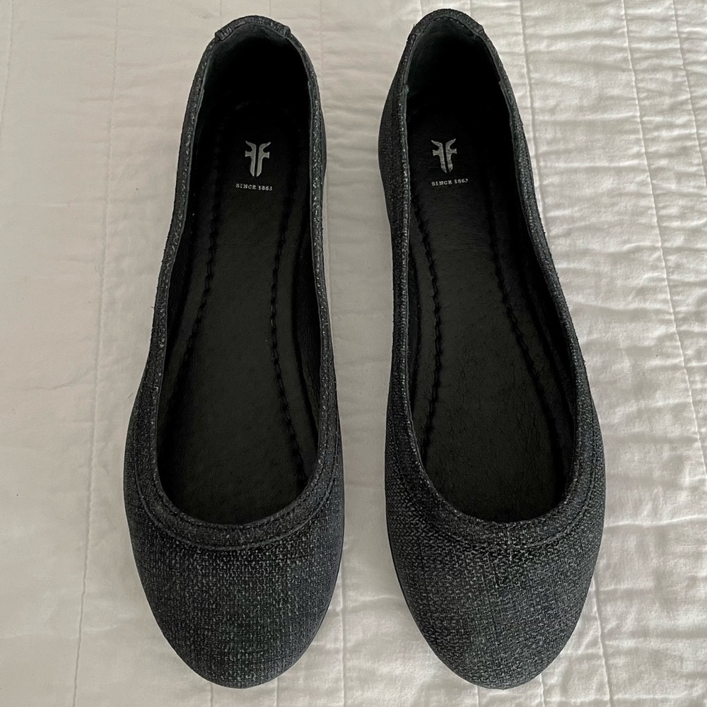 Frye Carson Ballet Flat in Denim NWT Size 7